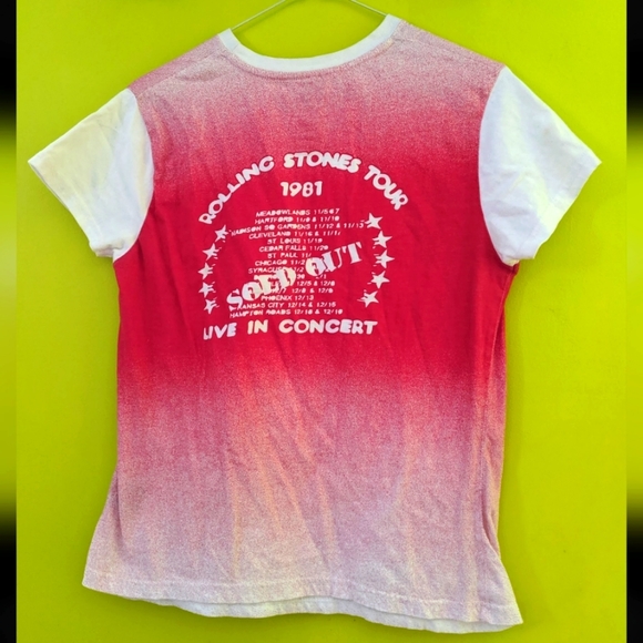 Vintage 2005 The Rolling Stones 1981 concert tour dates by Anthill Rockwear - Picture 2 of 3